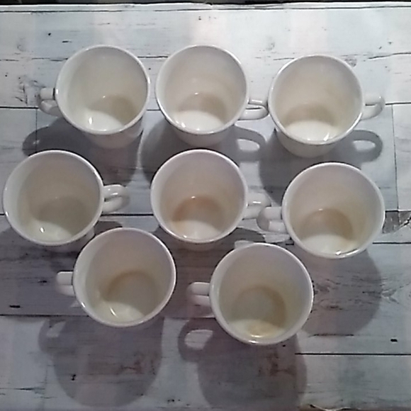 8 vintage Corning USA Dutch Lattice coffee ☕ cups - Picture 4 of 6